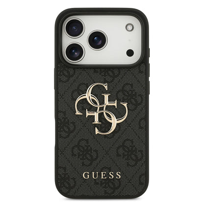 Θήκη για Apple iPhone 18 Pro Max / 17 Pro Max, Guess, 4G Big Logo, Μαύρη