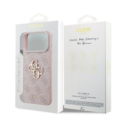 Θήκη για Apple iPhone 18 Pro Max / 17 Pro Max, Guess, 4G Big Logo, Ροζ
