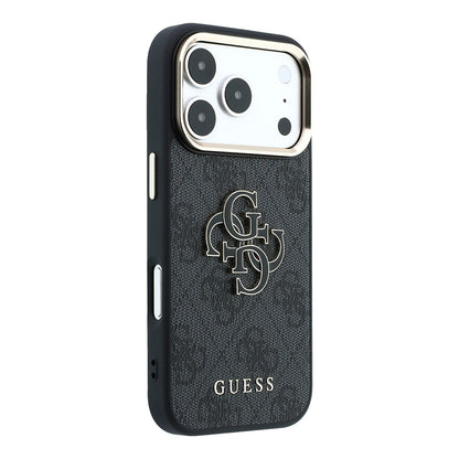 Θήκη για Apple iPhone 18 Pro Max / 17 Pro Max, Guess, 4G Big Resin Logo, Μαύρη