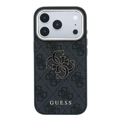 Θήκη για Apple iPhone 18 Pro Max / 17 Pro Max, Guess, 4G Big Resin Logo, Μαύρη