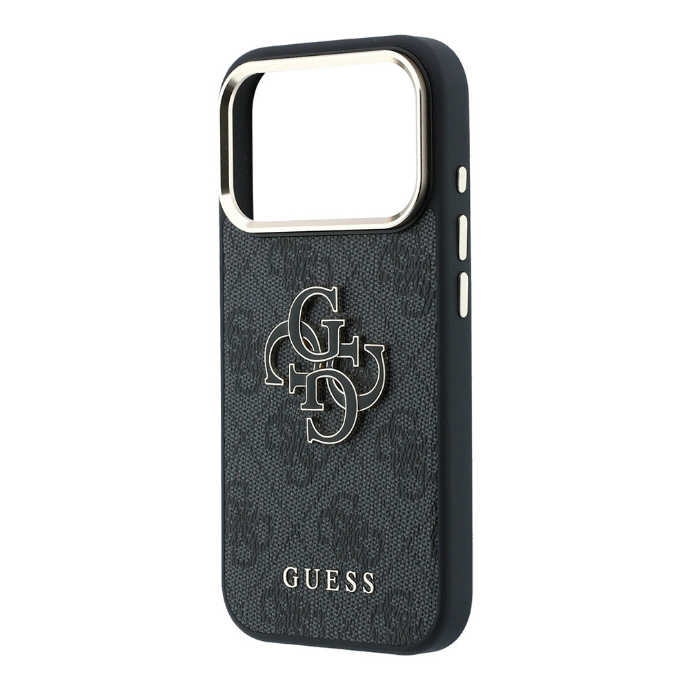 Θήκη για Apple iPhone 18 Pro Max / 17 Pro Max, Guess, 4G Big Resin Logo, Μαύρη