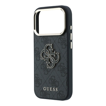 Θήκη για Apple iPhone 18 Pro Max / 17 Pro Max, Guess, 4G Big Resin Logo, Μαύρη