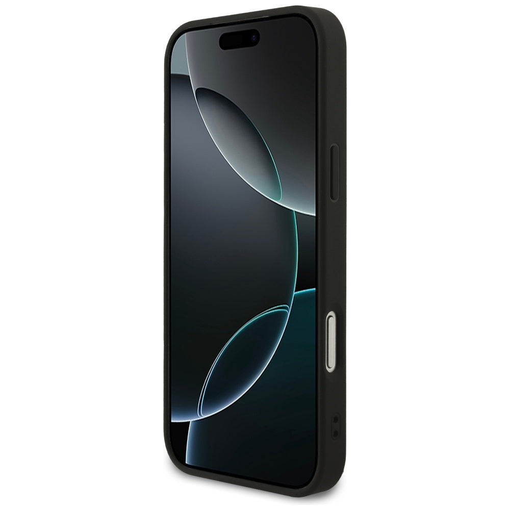 Case for Apple iPhone 18 Pro Max / 17 Pro Max, Guess, 4G Classic Logo, Black