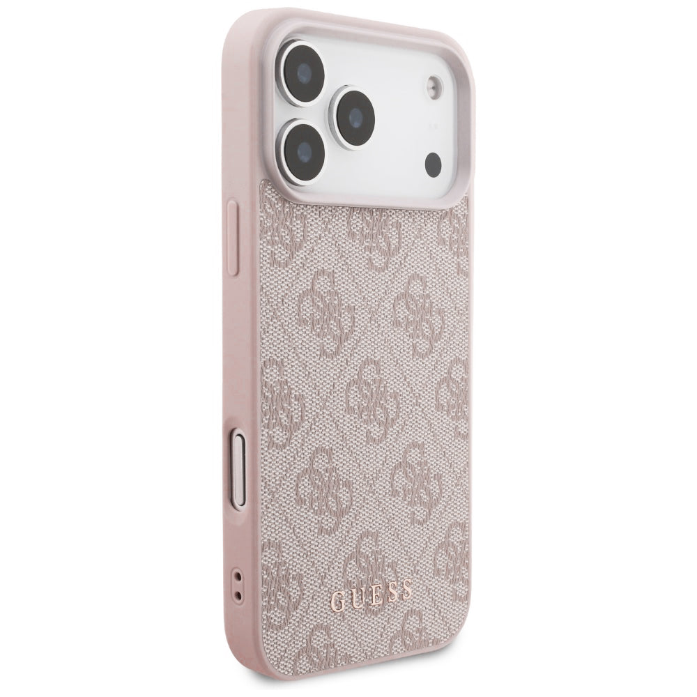 Case for Apple iPhone 18 Pro Max / 17 Pro Max, Guess, 4G Classic Logo, Pink