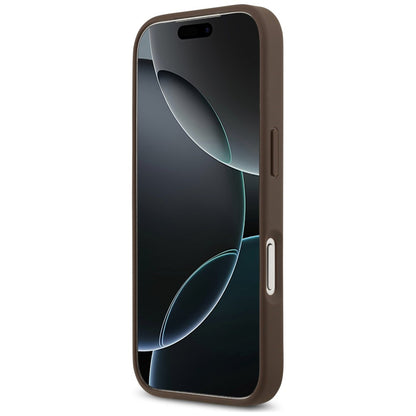 Θήκη για Apple iPhone 18 Pro Max / 17 Pro Max, Guess, 4G Double Card Triangle, Καφέ