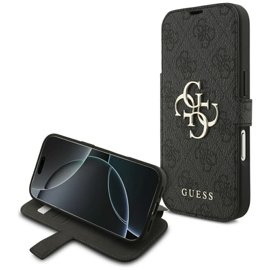 Θήκη για Apple iPhone 18 Pro Max / 17 Pro Max, Guess, 4G Μεταλλικό Λογότυπο, Μαύρο