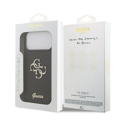 Θήκη για Apple iPhone 18 Pro Max / 17 Pro Max, Guess, Fixed Glitter Big 4G, Μαύρο