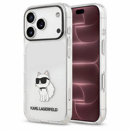 Θήκη για Apple iPhone 18 Pro Max / 17 Pro Max, Karl Lagerfeld, IML Choupette NFT, Διαφανής