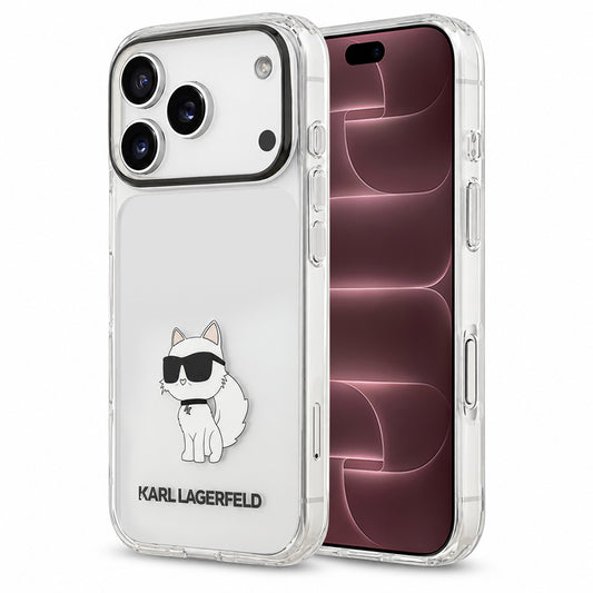 Θήκη για Apple iPhone 18 Pro Max / 17 Pro Max, Karl Lagerfeld, IML Choupette NFT, Διαφανής
