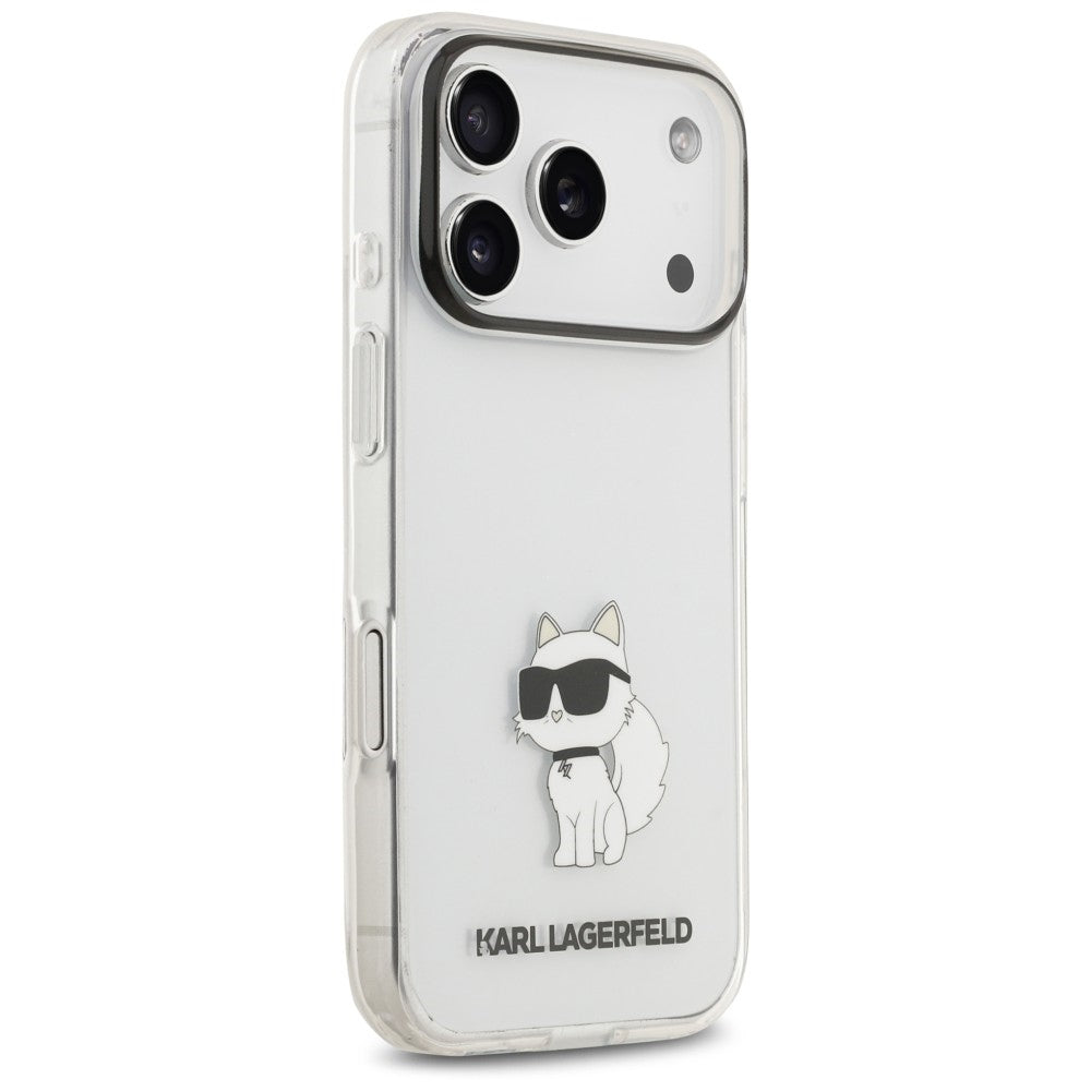 Θήκη για Apple iPhone 18 Pro Max / 17 Pro Max, Karl Lagerfeld, IML Choupette NFT, Διαφανής