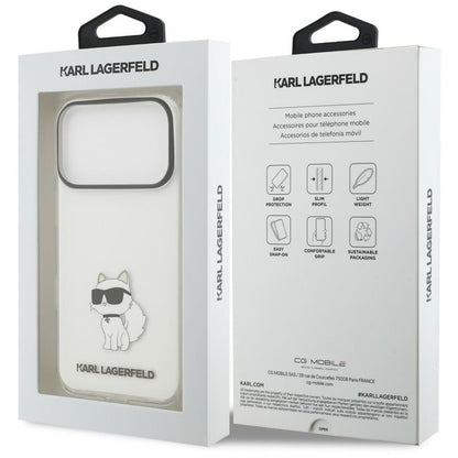 Θήκη για Apple iPhone 18 Pro Max / 17 Pro Max, Karl Lagerfeld, IML Choupette NFT, Διαφανής