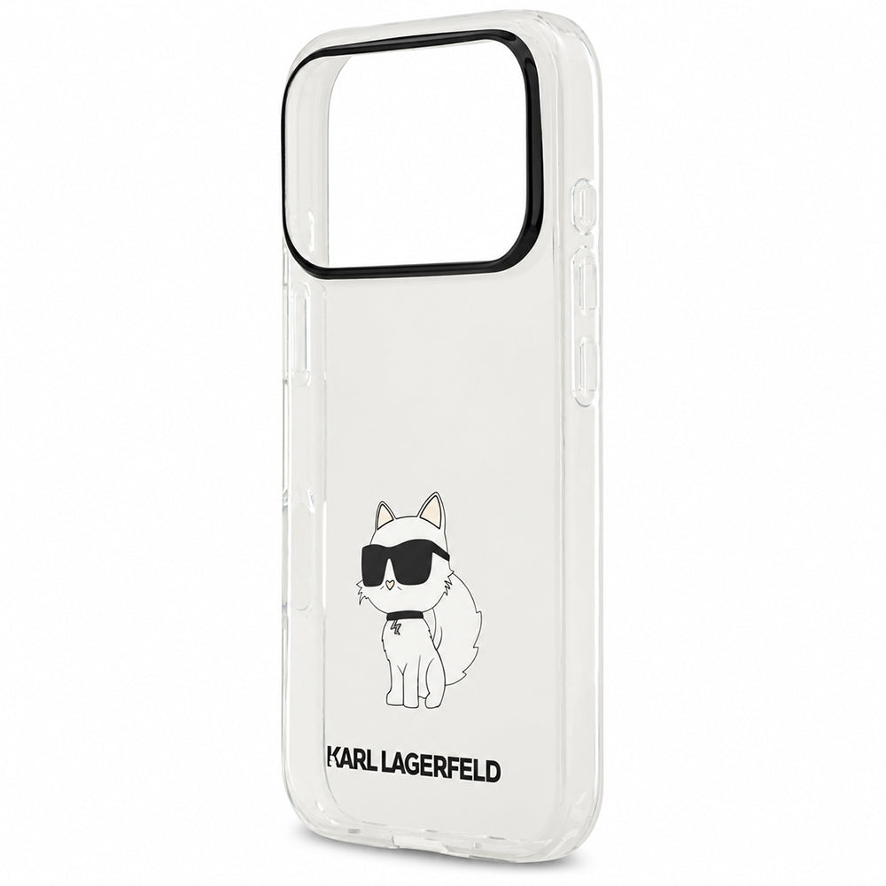 Θήκη για Apple iPhone 18 Pro Max / 17 Pro Max, Karl Lagerfeld, IML Choupette NFT, Διαφανής