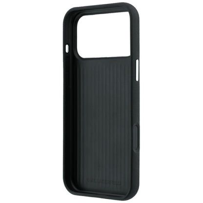 Θήκη για Apple iPhone 18 Pro Max / 17 Pro Max, Karl Lagerfeld, Saffiano με καρφίτσα κεφαλής Karl & Choupette και λογότυπο, Μαύρη