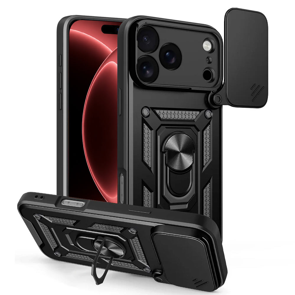 Θήκη για Apple iPhone 18 Pro Max / 17 Pro Max, Techsuit, CamShield, Μαύρο