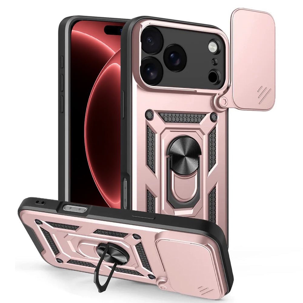 Θήκη για Apple iPhone 18 Pro Max / 17 Pro Max, Techsuit, CamShield, Ροζ Χρυσό