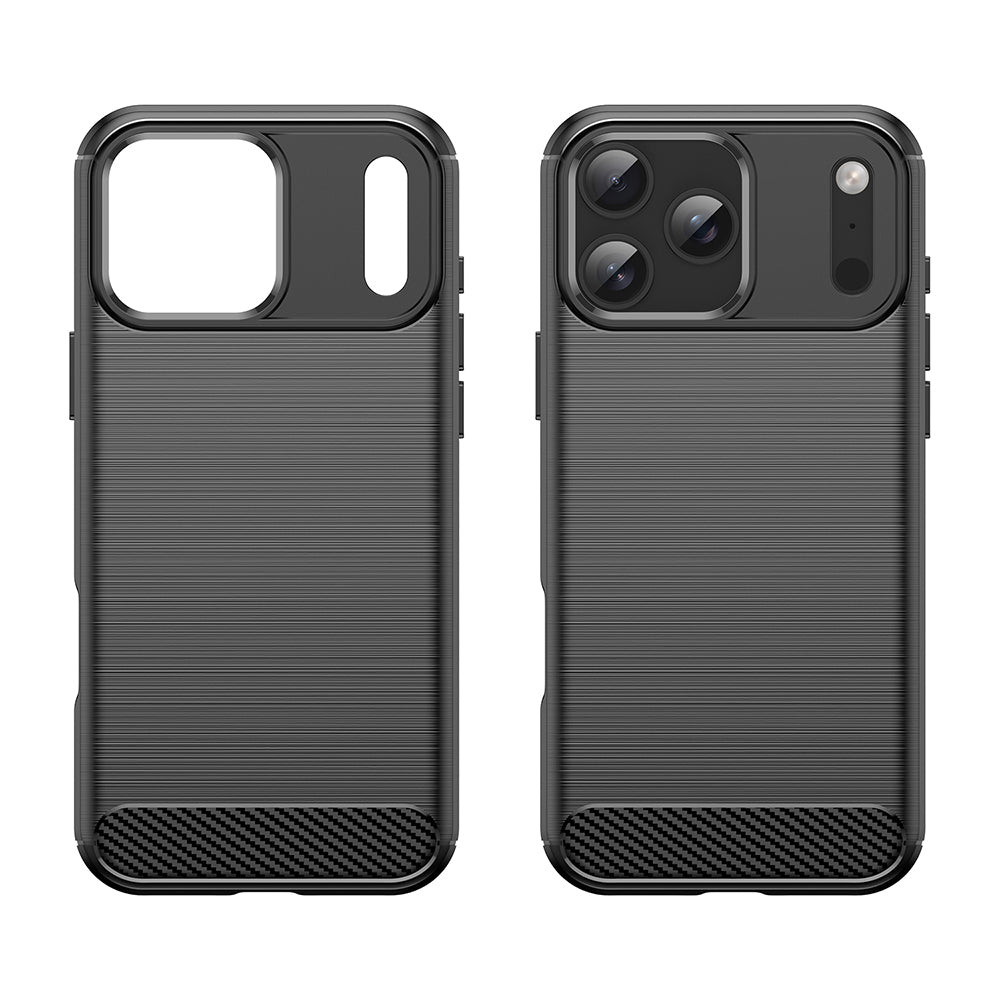 Case for Apple iPhone 18 Pro Max / 17 Pro Max, Techsuit, Carbon, Black