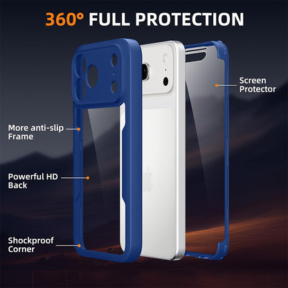 Θήκη για Apple iPhone 18 Pro Max / 17 Pro Max, Techsuit, ColorVerse 360, Μπλε