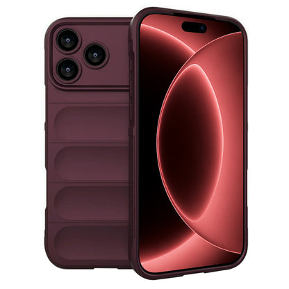 Case for Apple iPhone 18 Pro Max / 17 Pro Max, Techsuit, Magic Shield, Burgundy