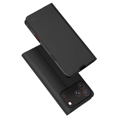 Θήκη για Apple iPhone 18 Pro Max / 17 Pro Max, Techsuit, Magskin Book, Μαύρη