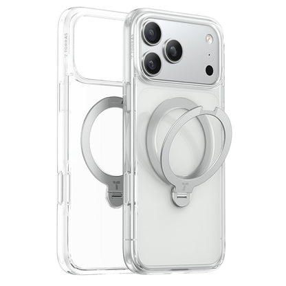 Θήκη MagSafe για Apple iPhone 18 Pro Max / 17 Pro Max, Torras, Ostand Spin, Διαφανής