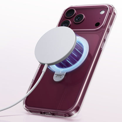 Θήκη MagSafe για Apple iPhone 18 Pro Max / 17 Pro Max, Torras, Ostand Spin, Διαφανής