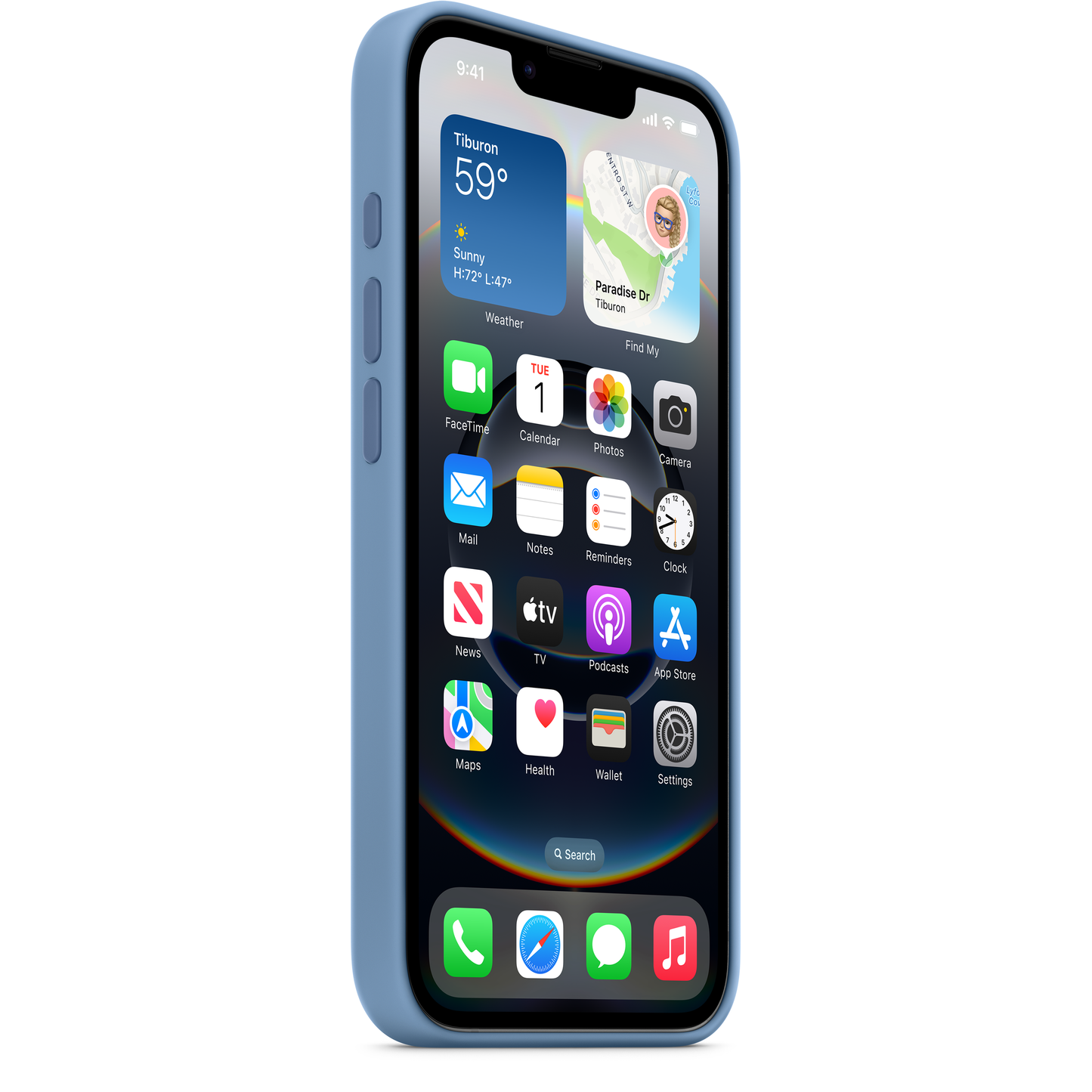 Θήκη για Apple iPhone 16e, Μπλε MD3Q4ZM/A
