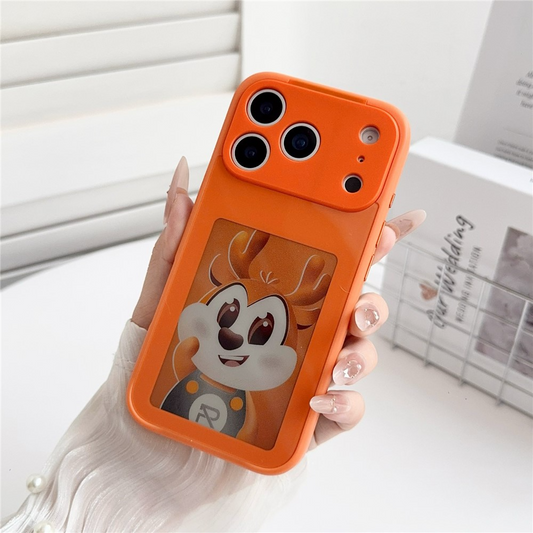 Θήκη για Apple iPhone 17 Pro, OEM, Προσαρμοσμένη Οθόνη E-Ink, Πορτοκαλί
