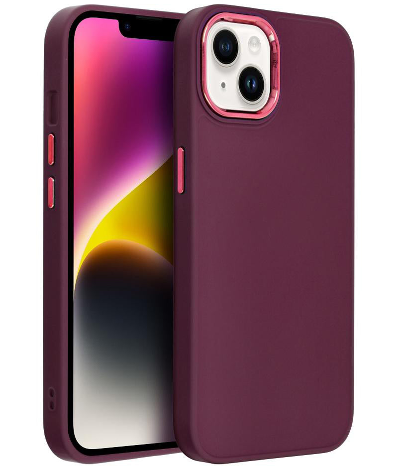 Θήκη για Apple iPhone 18 Pro / iPhone 17 Pro, OEM, Frame, Μπορντό