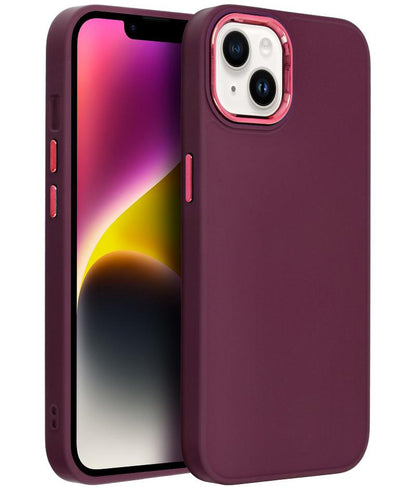 Θήκη για Apple iPhone 18 Pro / iPhone 17 Pro, OEM, Frame, Μπορντό