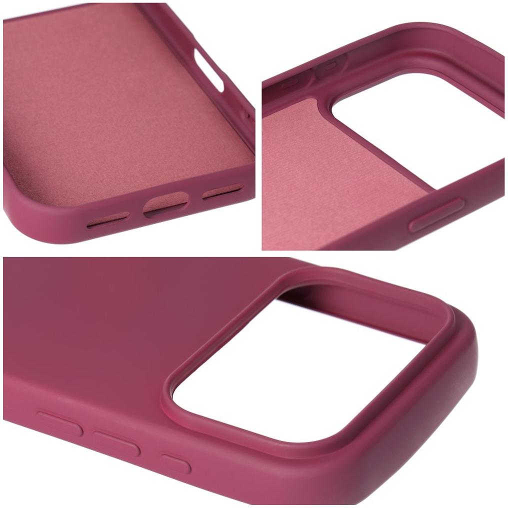 Θήκη για Apple iPhone 18 Pro / iPhone 17 Pro, OEM, σιλικόνη, μπορντό