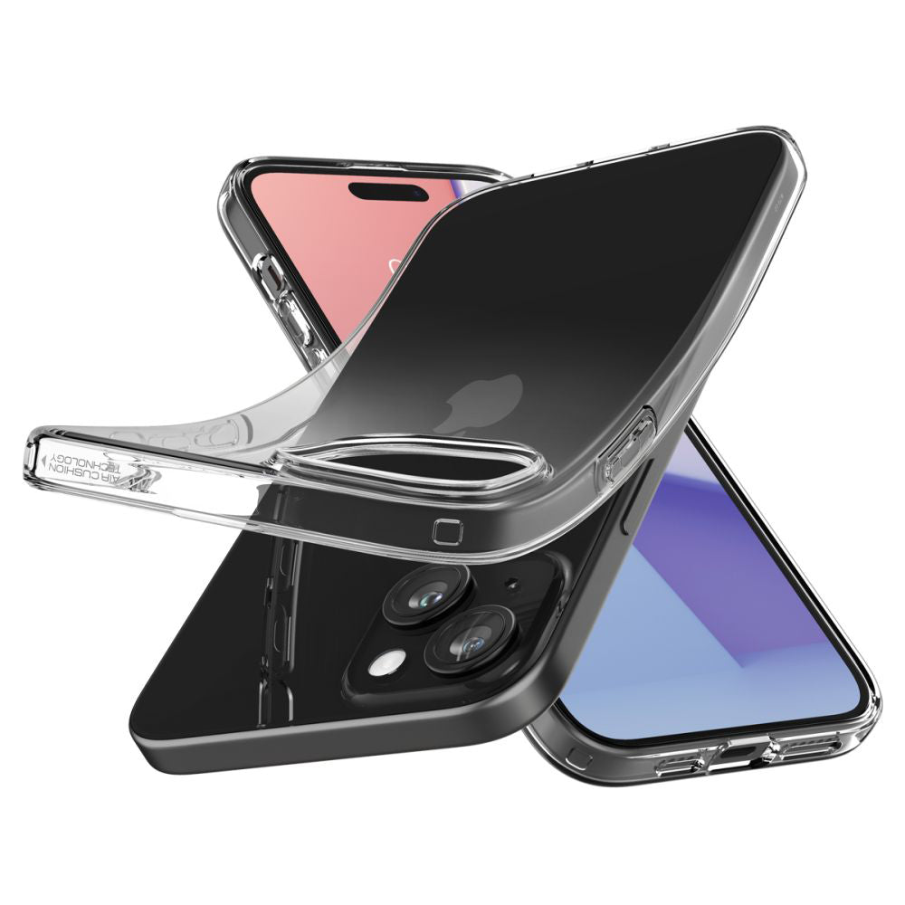 Θήκη για Apple iPhone 15, Spigen, Liquid Crystal, Διαφανής