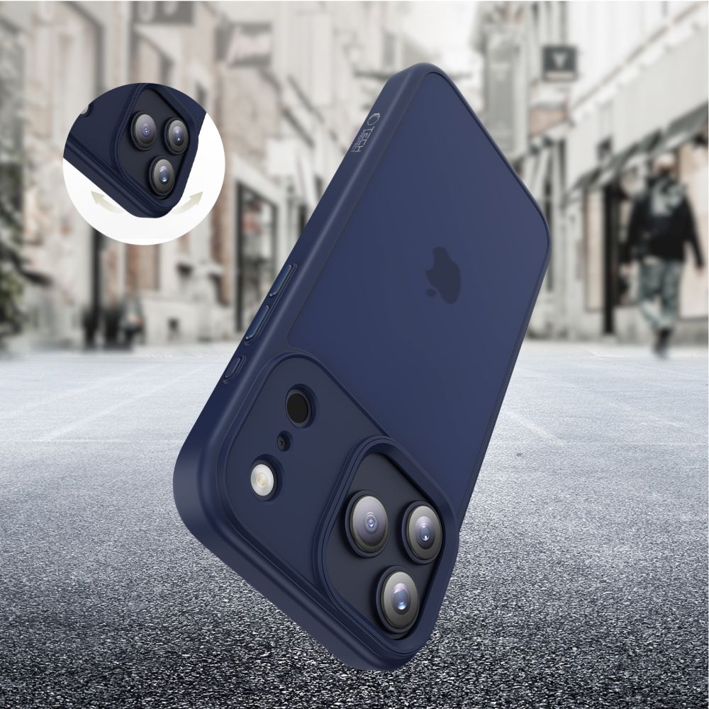 Θήκη για Apple iPhone 17 Pro Max, Tech-Protect, Magmat, Ματ Μπλε Marine