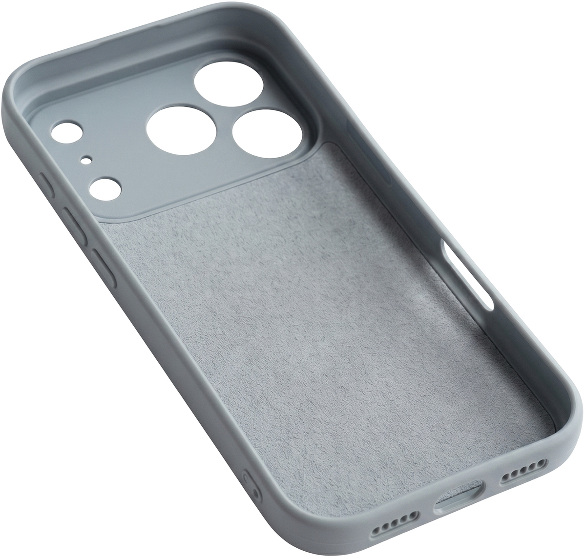 Θήκη για Apple iPhone 17 Pro Max, OEM, Σιλικόνη, Γκρι