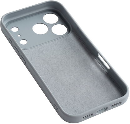 Θήκη για Apple iPhone 17 Pro Max, OEM, Σιλικόνη, Γκρι