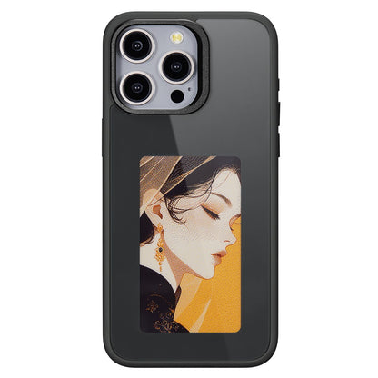 Θήκη για Apple iPhone 14 Pro Max, OEM, Προσαρμοσμένη οθόνη E-Ink, Μαύρο