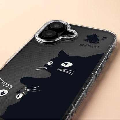 Case for Apple iPhone 17, OEM, Ultra Trendy Cat, Black