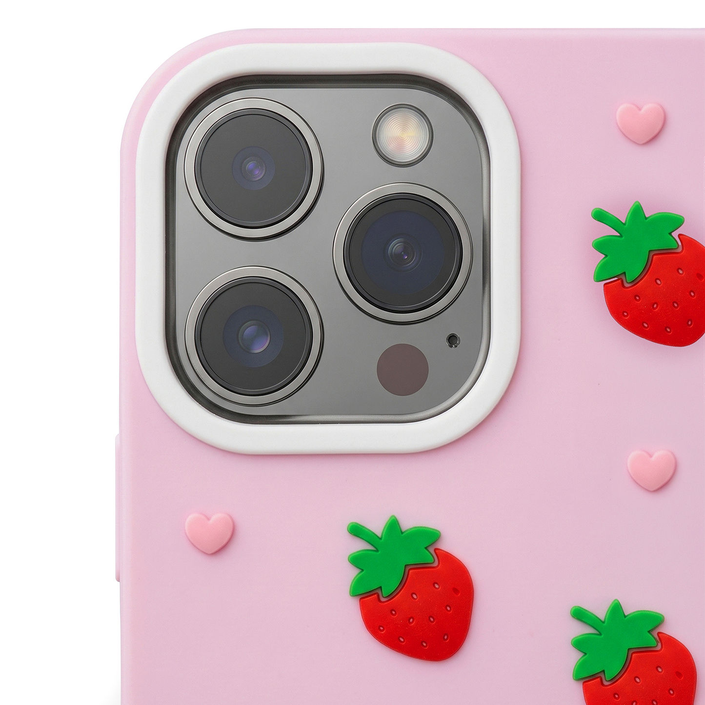 Θήκη για Apple iPhone 15 / 14 / 13, OEM, Φράουλα, Ροζ