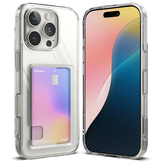 Θήκη για Apple iPhone 16 Pro Max, Ringke, Fusion Card, Διαφανής