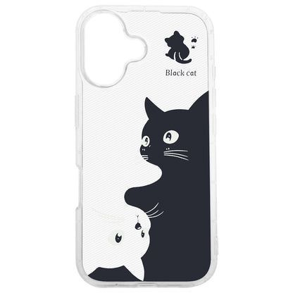 Case for Apple iPhone 17, OEM, Ultra Trendy Cat, Black