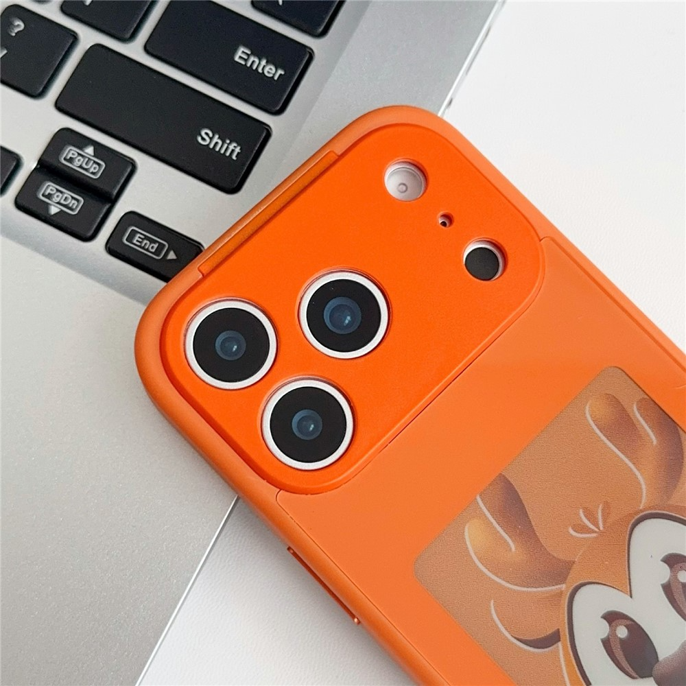 Θήκη για Apple iPhone 17 Pro Max, OEM, Προσαρμοσμένη οθόνη E-Ink, Πορτοκαλί
