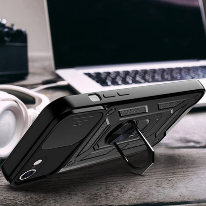 Θήκη για Apple iPhone 6 / 6s, Techsuit, CamShield, Μαύρη