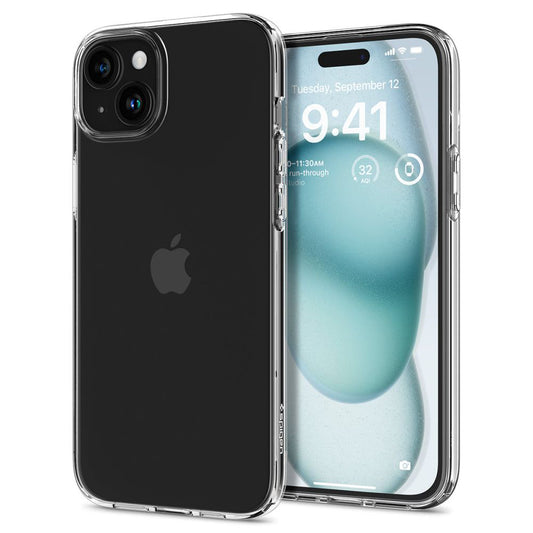 Θήκη για Apple iPhone 15, Spigen, Liquid Crystal, Διαφανής