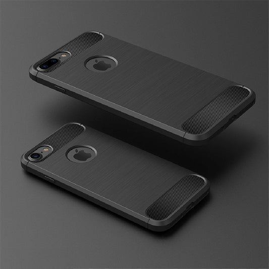 Θήκη για Apple iPhone 8 / 7, Techsuit, Carbon, Μαύρη
