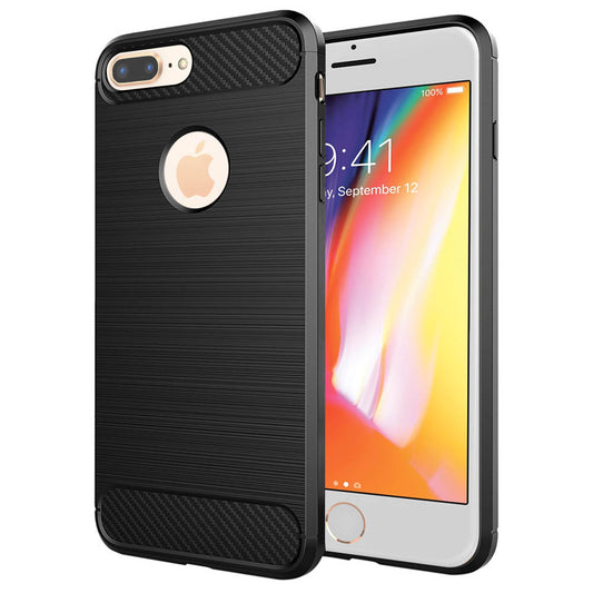 Θήκη για Apple iPhone 8 Plus, Techsuit, Carbon, Μαύρο
