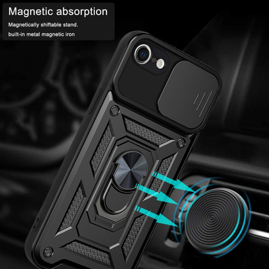 Θήκη για Apple iPhone SE (2022) / SE (2020) / 8 / 7, Techsuit, CamShield, Μαύρο