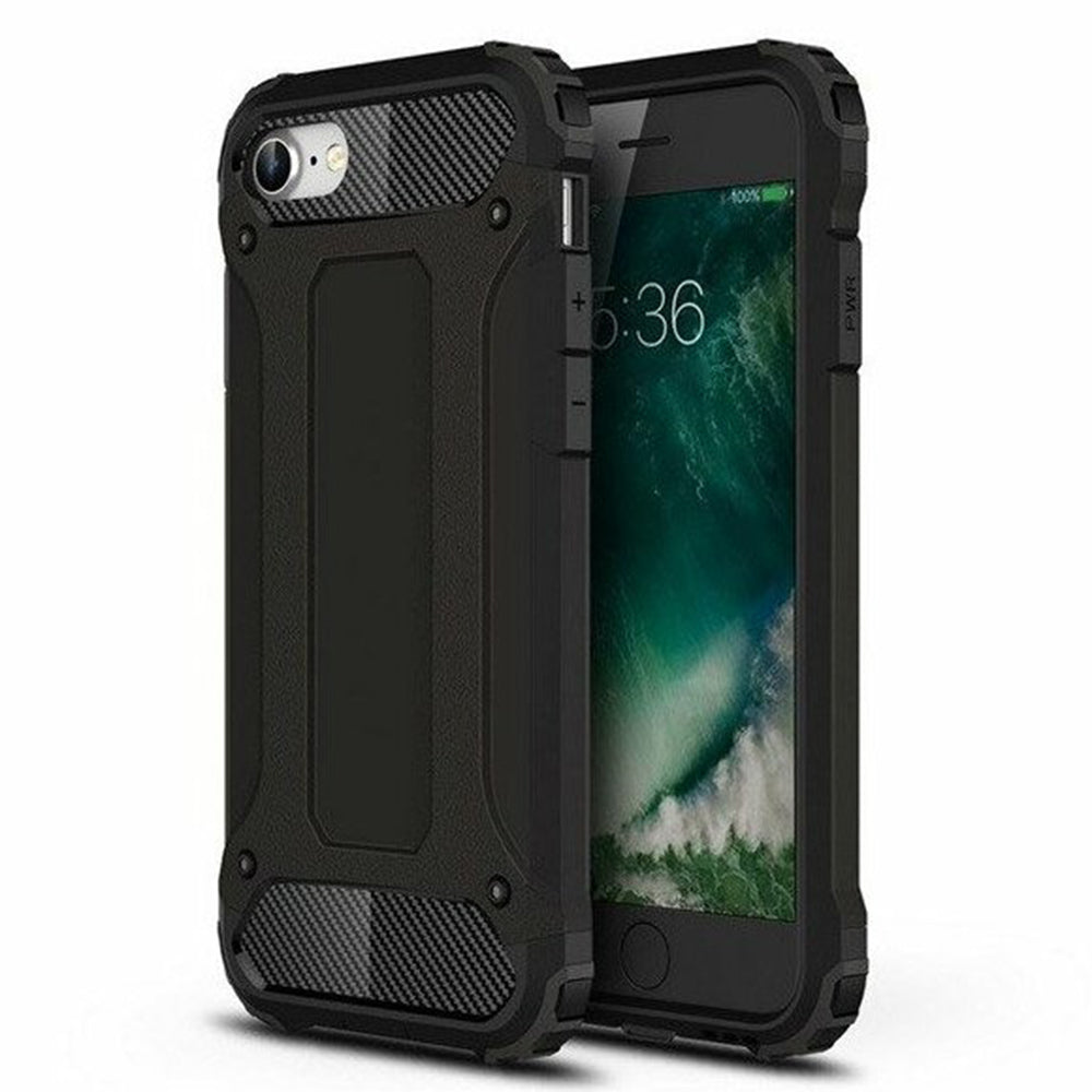 Θήκη για Apple iPhone SE (2022) / SE (2020) / 8 / 7, Techsuit, Hybrid Armor, Μαύρη