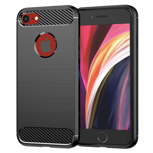 Θήκη για Apple iPhone SE (2022) / SE (2020), Techsuit, Carbon, Μαύρο
