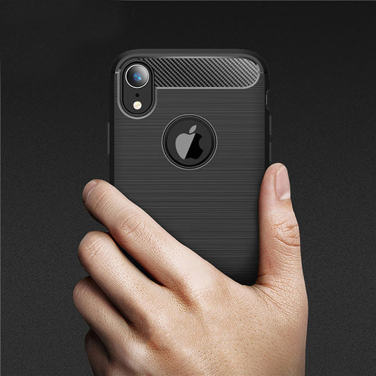 Θήκη για Apple iPhone XR, Techsuit, Carbon, Μαύρο