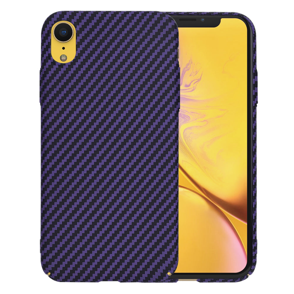 Θήκη για Apple iPhone XR, Techsuit, Carbonite FiberShell, Μωβ