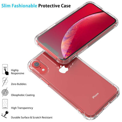 Case for Apple iPhone XR, Techsuit, Shockproof Clear, Transparent
